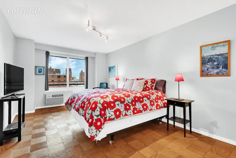 New York City Real Estate | View 392 Central Park West, 12J | Oversized Bedroom with Space for a King Sized Bed | View 5