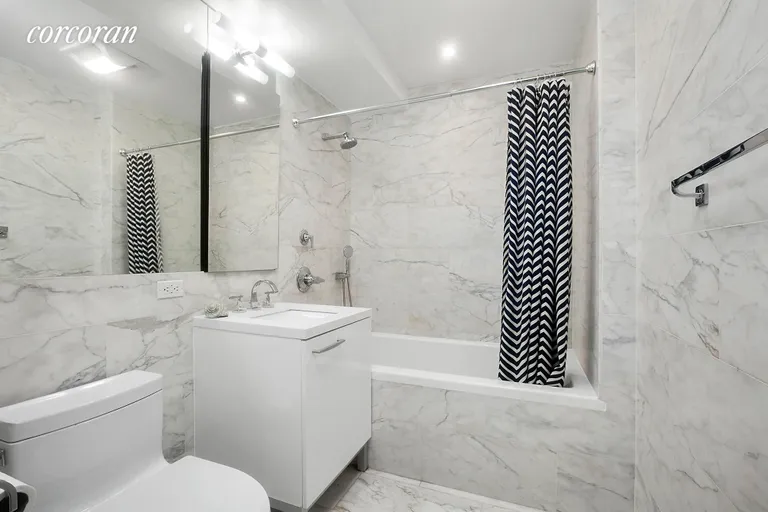 New York City Real Estate | View 151 West 21st Street, 4C | Luxury bathroom with deep soaking tub  | View 5