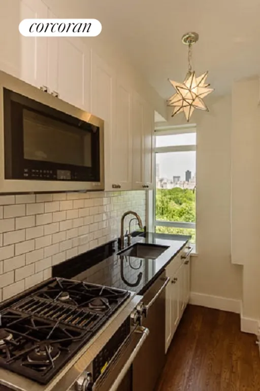 New York City Real Estate | View 25 Central Park West, 10P | Windowed Modern Kitchen | View 4