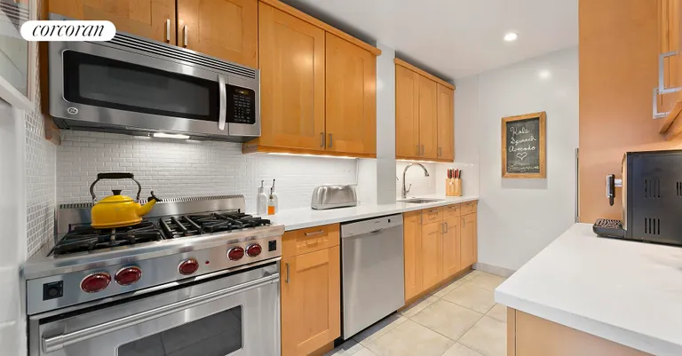 New York City Real Estate | View 99 State Street, 1E | Renovated kitchen with top of the line appliances | View 7