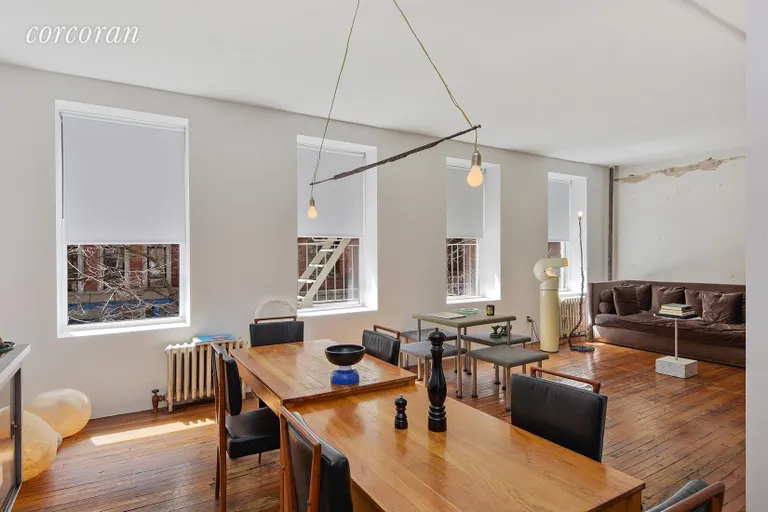 New York City Real Estate | View 225 East 4th Street, 7 | Living Room/Dining Room | View 4