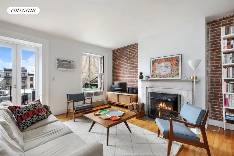 New York City Real Estate | View 76 Pierrepont Street | Exposed Brick and Details | View 9