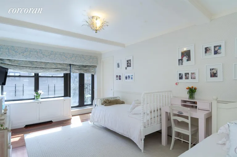 New York City Real Estate | View 235 East 73rd Street, 12A | Second Bedroom - en suite bath and terrace | View 5