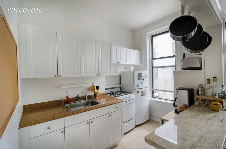New York City Real Estate | View 165 Franklin Street, 2R | Renovated kitchen with window | View 3