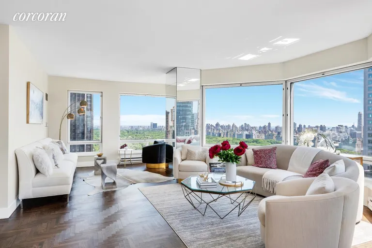 New York City Real Estate | View 301 West 57th Street, 32C | 2 Beds, 2 Baths | View 1