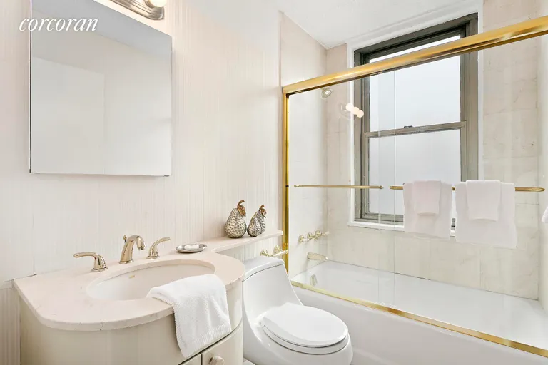 New York City Real Estate | View 301 East 79th Street, 18F | Windowed Marble Bath | View 5