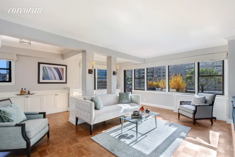 New York City Real Estate | View 220 East 67th Street, PHCD | Living Room | View 2