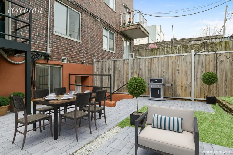 New York City Real Estate | View 191 Spencer Street, 1A | Back Yard | View 8