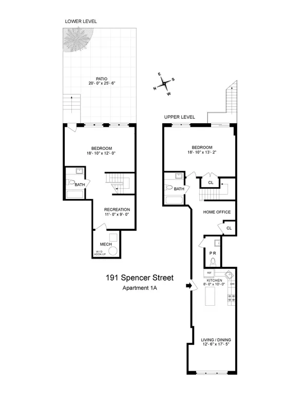 191 Spencer Street, 1A | floorplan | View 10