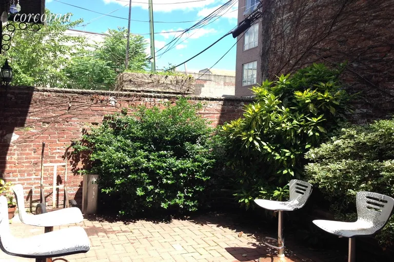 New York City Real Estate | View 156 Withers Street, 1R | Private backyard | View 3