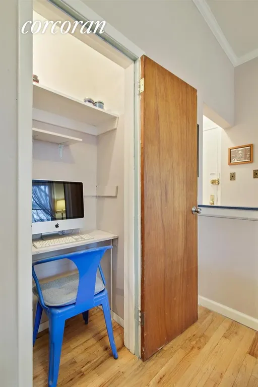 New York City Real Estate | View 110 Clinton Avenue, 2A | Home Office Incorporated In a Closet | View 4