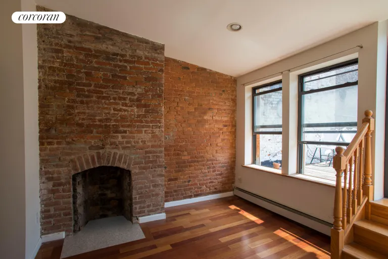 New York City Real Estate | View 16-18 Charles Street, 4B | shown unfurnished
(fireplace is decorative)
 | View 6