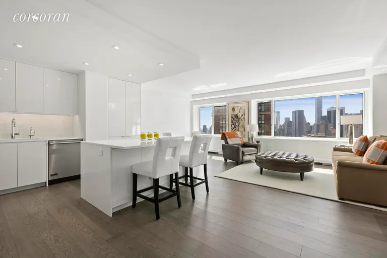 New York City Real Estate | View 20 West 64th Street, 38B | 1 Bed, 1 Bath | View 1