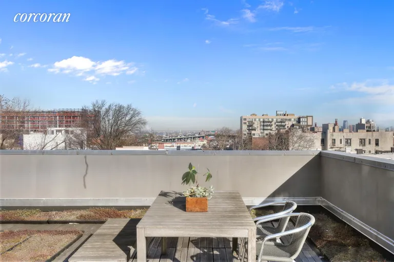 New York City Real Estate | View 276 13th Street, 5D | Terrace with Panoramic Views | View 4