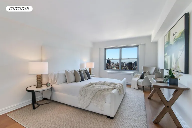 New York City Real Estate | View 400 East 56th Street, 36D | Huge Master Bedroom with Great Northern Views | View 4