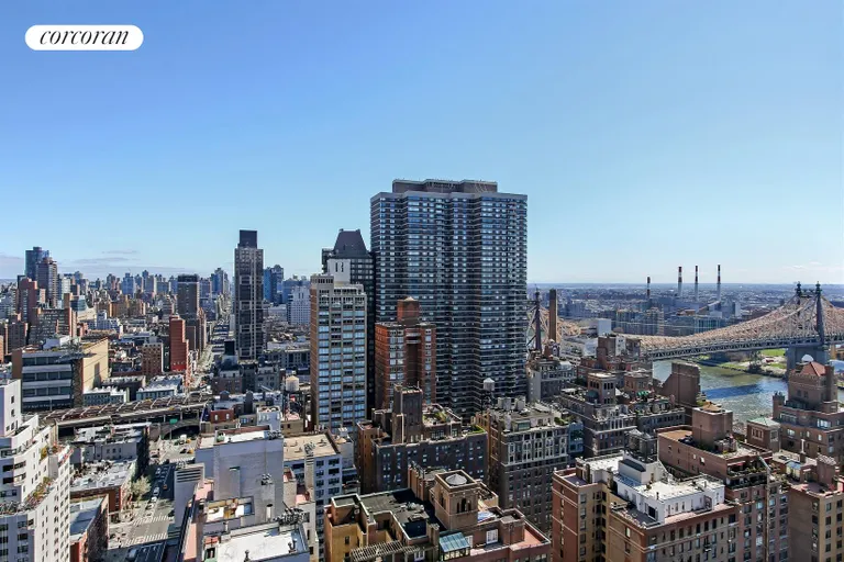 New York City Real Estate | View 400 East 56th Street, 36D | Super City, 59th Street Bridge & East River Views | View 2