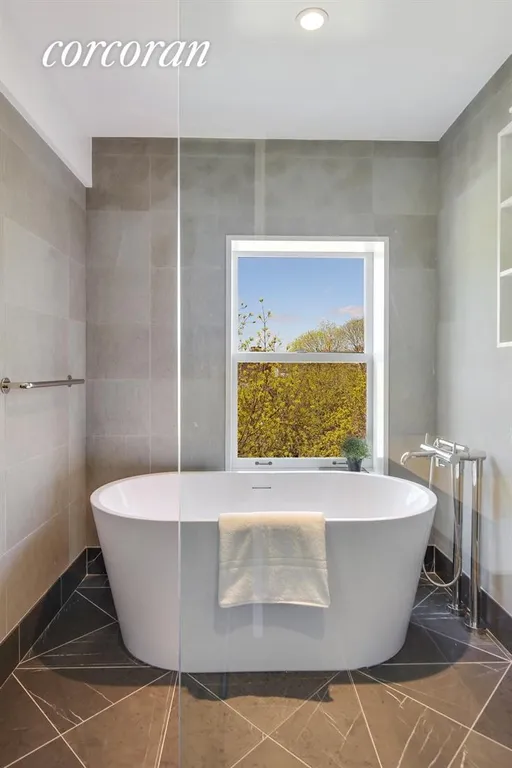 New York City Real Estate | View 215 Lafayette Avenue, C | Master Bathroom with a view | View 6