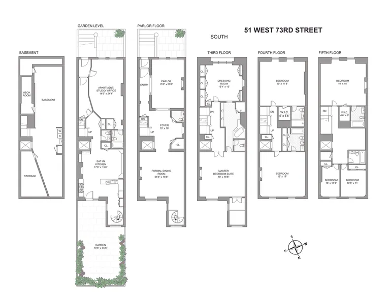 51 West 73rd Street | floorplan | View 13