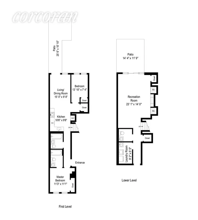 New York City Real Estate | View 708A Degraw Street, 1 | Floor Plan | View 10