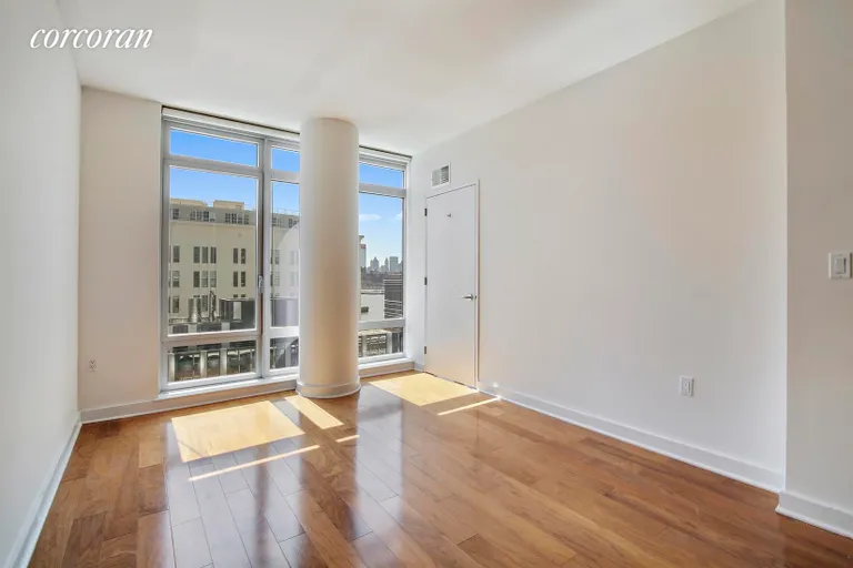 New York City Real Estate | View 2 Northside Piers, 6D | Living Room | View 6
