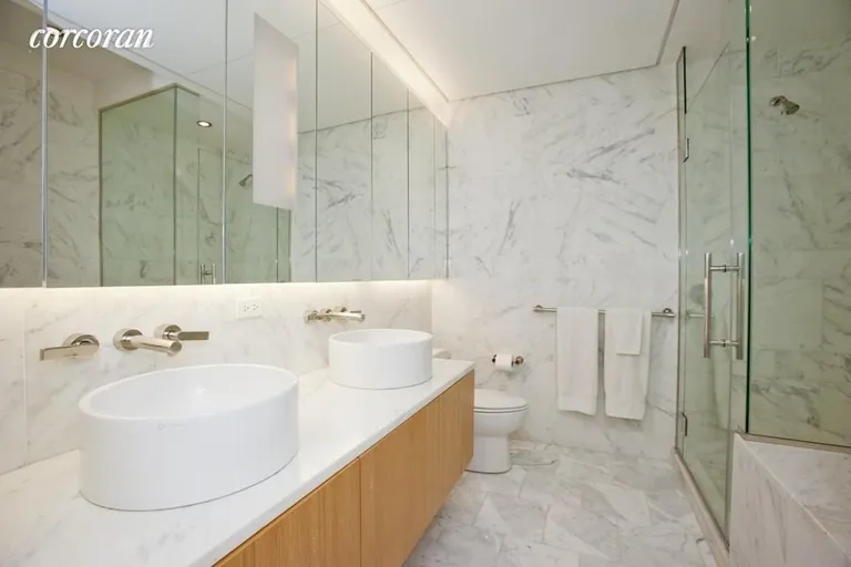 New York City Real Estate | View 18 West 48th Street, 21B | Master Bathroom | View 5