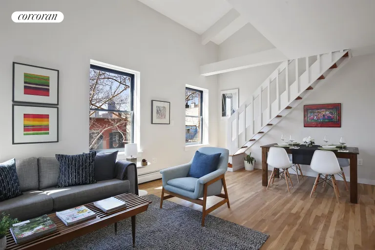New York City Real Estate | View 289 Hicks Street, 4 | Living Room / Dining Room | View 7