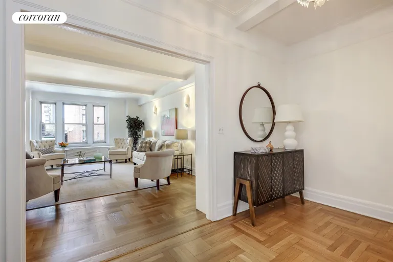 New York City Real Estate | View 470 West End Avenue, 6A | Grand Foyer welcomes you to this fine home | View 3