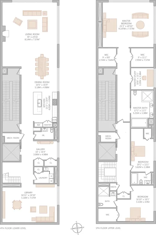 61 Fifth Avenue, DUPLEX 2 | floorplan | View 10