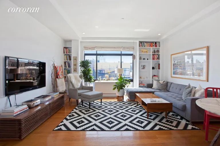 New York City Real Estate | View 14 Hope Street, PHA | Living Room | View 2