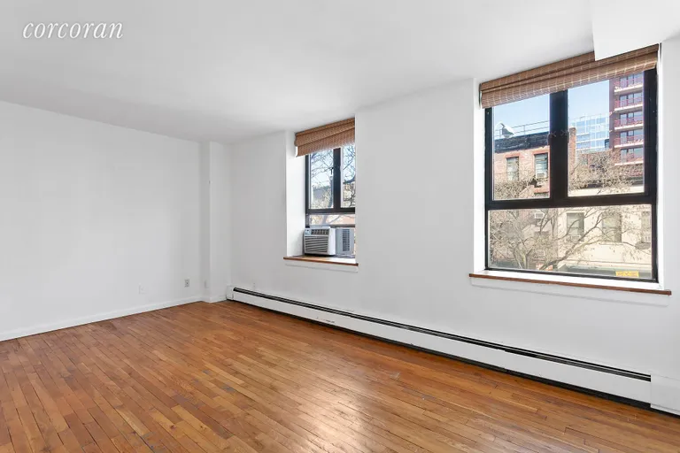 New York City Real Estate | View 130 Barrow Street, 214 | King sized bedroom. Beautiful views! | View 6
