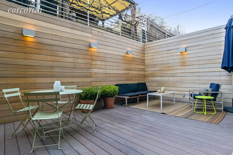 New York City Real Estate | View 61 Conselyea Street, B1 | Outdoor Terrace | View 8