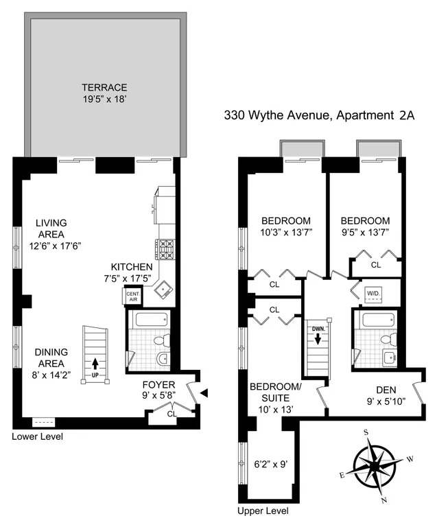 330 WYTHE AVENUE, 2A | floorplan | View 12