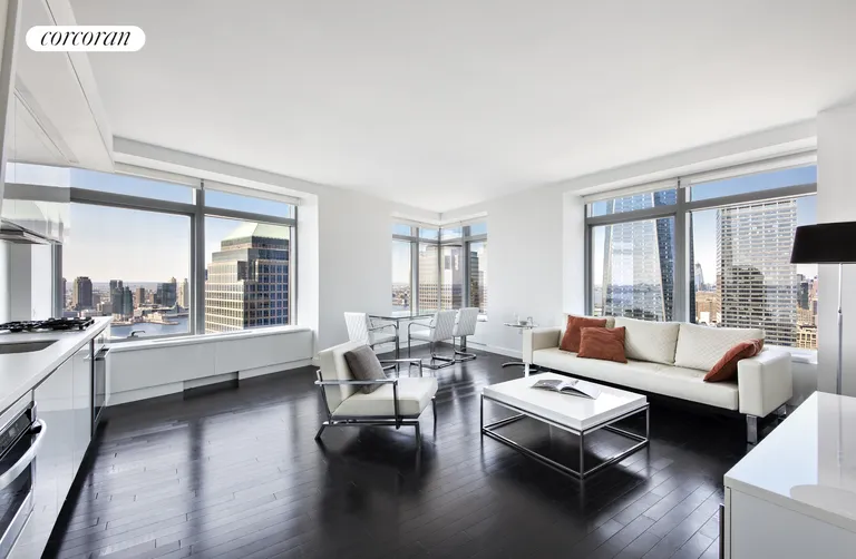 New York City Real Estate | View 123 Washington Street, 46 B | 2 Beds, 2 Baths | View 1