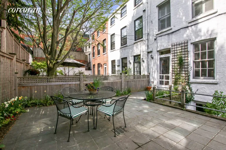 New York City Real Estate | View 45 Willow Place | Blue stone patio/garden | View 12