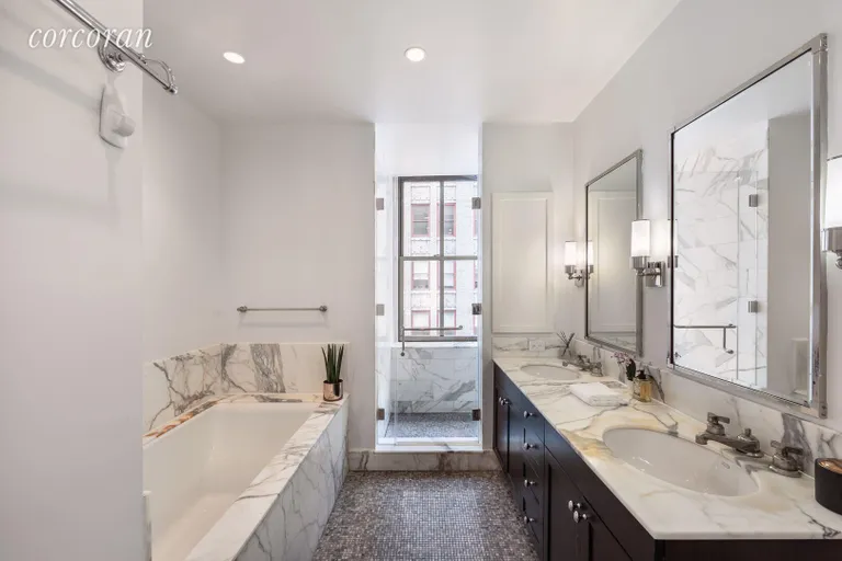 New York City Real Estate | View 130 West 30th Street, 7A | Master Bathroom | View 5