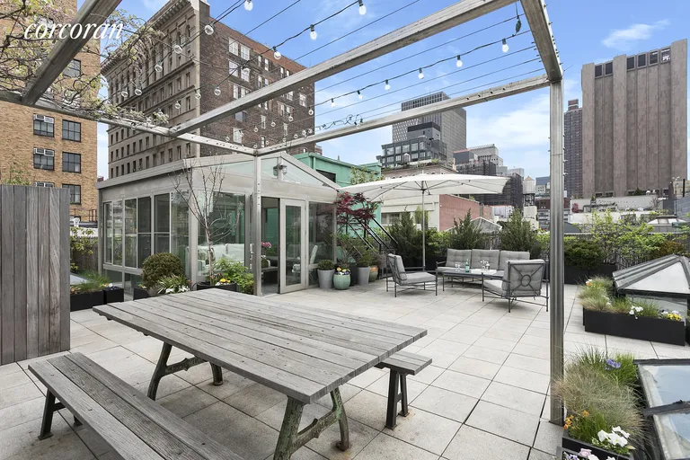 New York City Real Estate | View 50 Walker Street, PH6A | Private roof terrace | View 9