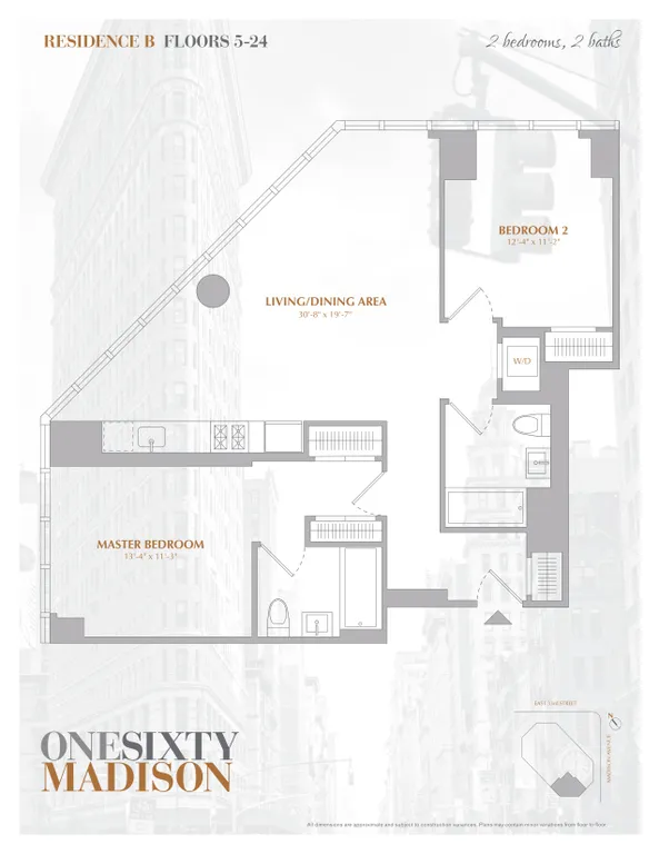 160 Madison Avenue, 15B | floorplan | View 4