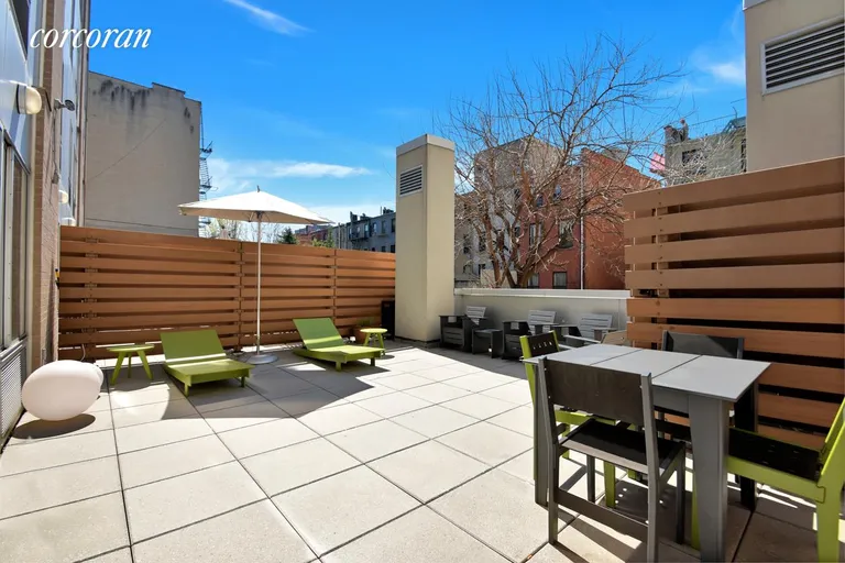 New York City Real Estate | View 152 East 118th Street, 2G | Two common outdoor terraces and garden  | View 11