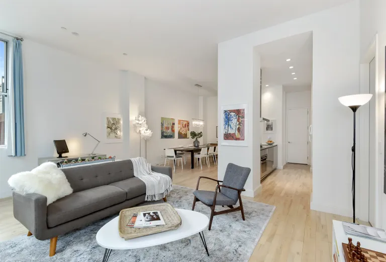 New York City Real Estate | View 420 West 25th Street, 4H | Living Room | View 3