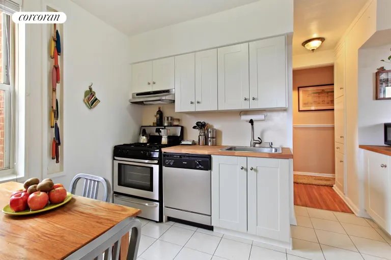 New York City Real Estate | View 616 East 18th Street, 5B | Renovated kitchen with custom cabinets  | View 2