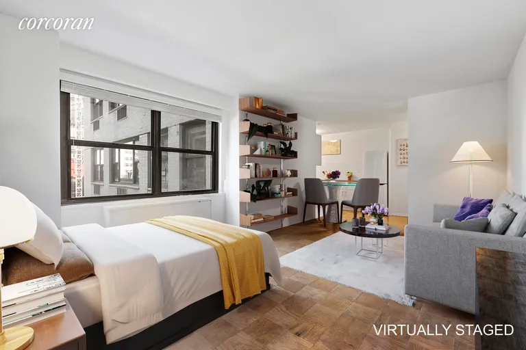 New York City Real Estate | View 115 East 9th Street, 9N | Virtually Staged Living Space | View 3