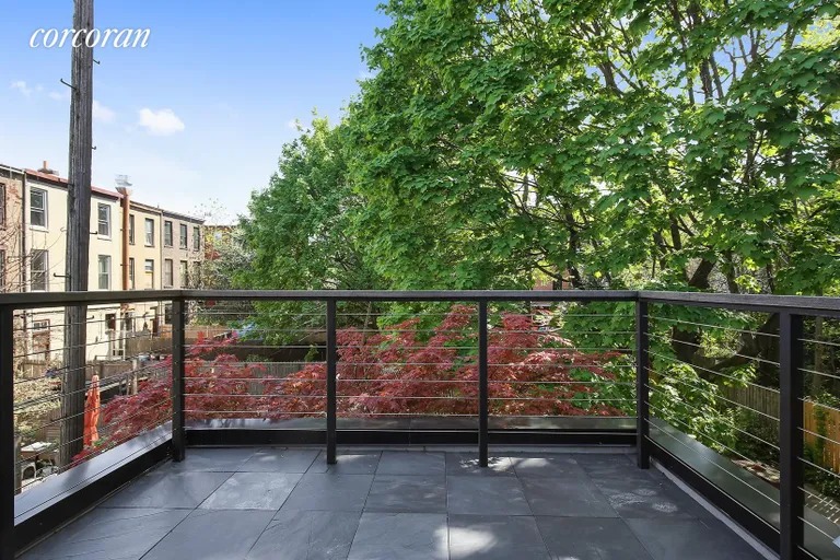 New York City Real Estate | View 218 Saint Marks Avenue | Deck off the Second Floor | View 13