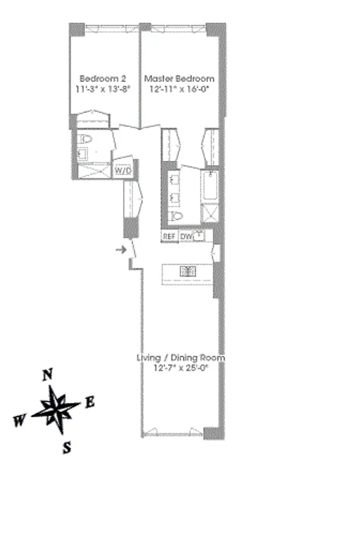 151 West 21st Street, 4B | floorplan | View 11