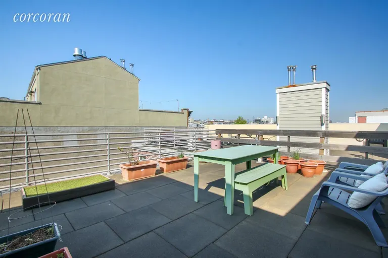 New York City Real Estate | View 318 Knickerbocker Avenue, 4L | Roof Deck | View 6
