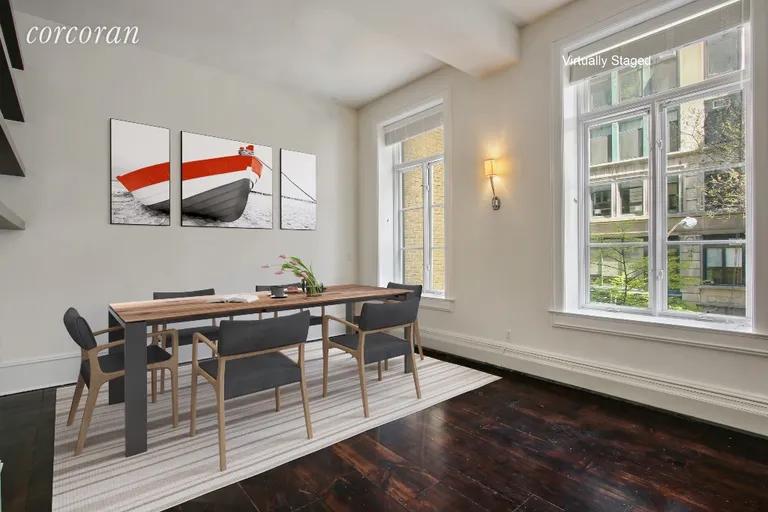 New York City Real Estate | View 32 East 22nd Street, 2 | Virtually Staged Dining Room | View 3