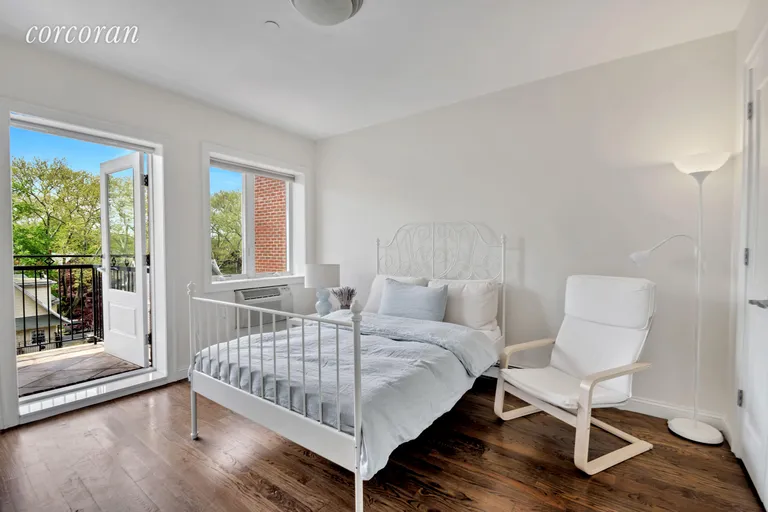New York City Real Estate | View 1138 Ocean Avenue, 5I | Access oversize balcony via large master bedroom | View 5