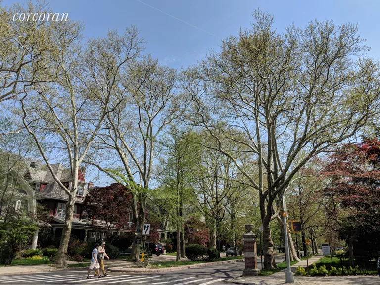 New York City Real Estate | View 1138 Ocean Avenue, 5I | Tree lined streets historic land marked mansions | View 7
