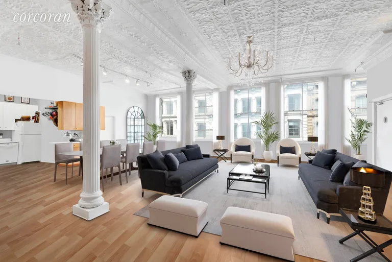 New York City Real Estate | View 473 Broome Street, 4B | 2 Beds, 1 Bath | View 1