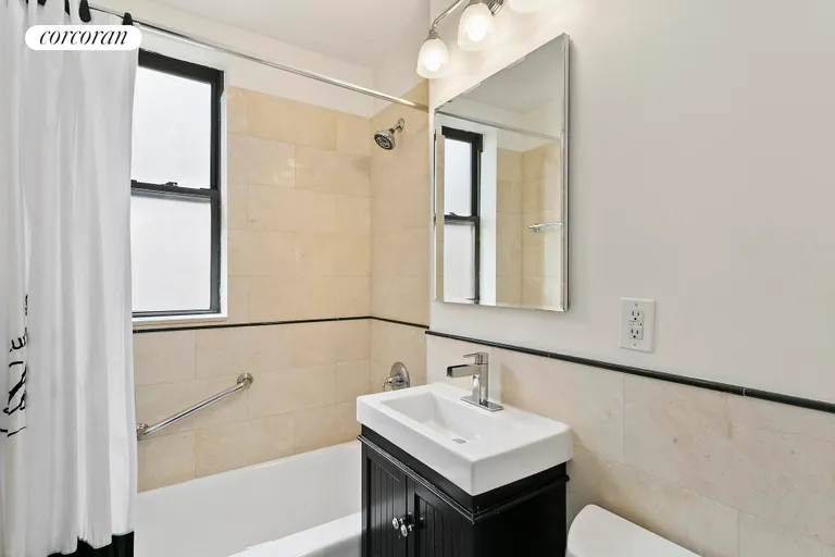New York City Real Estate | View 30 East 9th Street, 4K | Windowed bathroom | View 6