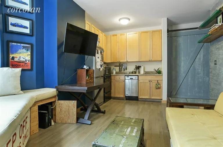 New York City Real Estate | View 380 Riverside Drive, 6G | Kitchen / Living Room | View 2